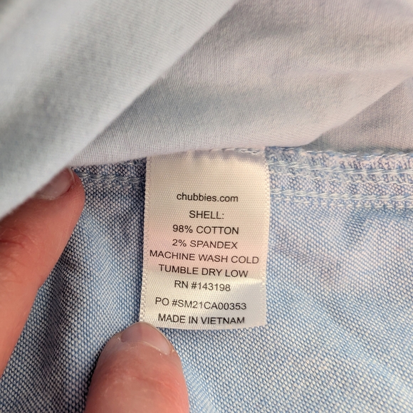 Chubbies Men's 3XL Original Casual Stretch Shorts - Picture 6 of 7